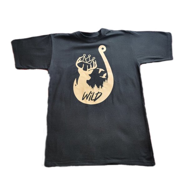 Black/ Tan Giffen Wild T-Shirt - Picture 2 of 3